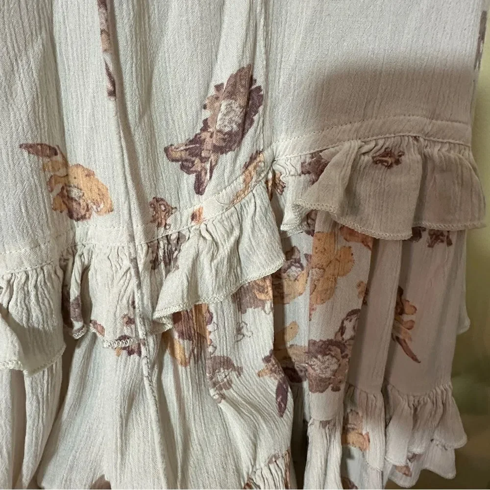 Free People Clover Field Tunic Boho Dress/Top Size Medium